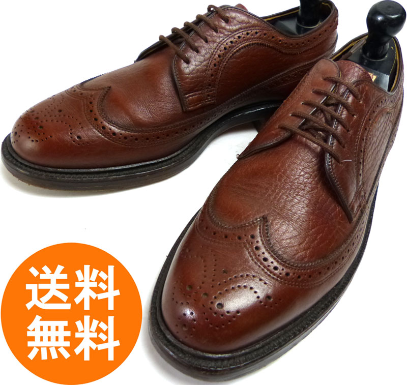 カナダ製 GOLD BOND by HARTT ロングウィングチップシューズ 9E