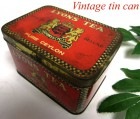 アンティーク 1950s TEA缶 Tin缶(ティン) / ブリキ缶 ビンテージ フランス【中古】|置物・トイ|インテリア