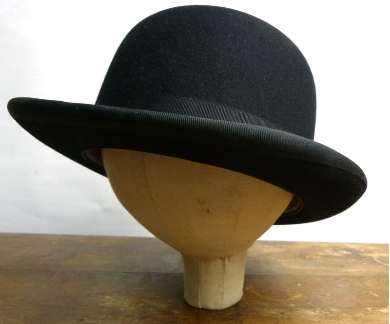 英国紳士 ハット アンティーク 1940-60s 英国製 Falcon Hat ボーラー