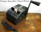 【希少】USA製 ビンテージ HALL-WELTER SPEEDRITE チェックライター【店舗什器 / インテリア雑貨】【中古】|置物・トイ|インテリア