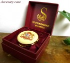 【希少】UK製Staffordshire Enamels社 エナメル ピルボックス /アクセサリーケース(箱付き)【中古】|置物・トイ|インテリア