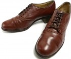 【希少】1960−70s Dr.Scholl's ドクターショール プレーントゥシューズ ヒール 8A(23.5−24cm相当)(レディース)【中古】|その他のシューズ|レディースシューズ