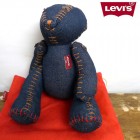 【希少】リーバイス Levi's テディベア デニム 限定品 正規品 (袋付き)【中古】|置物・トイ|インテリア