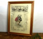 【希少】ビンテージ 1905年 フランス マガジンポスター / アート【中古】|置物・トイ|インテリア