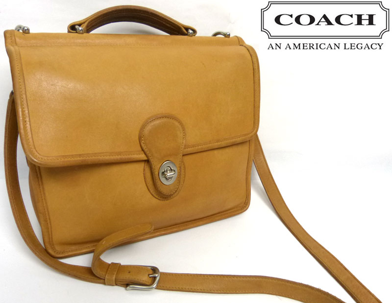 オールドコーチ ハンドバッグ 本革 レザー ベージュ 9768 オールドコーチ OLD COACH⭐︎本革 ハンドバッグ ベージュ タイム