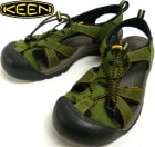 KEEN キーン アウトドアサンダル US9(25cm相当)(緑/グリーン)(メンズ レディース)【中古】|25 or 25.5cm相当|靴(検索用)