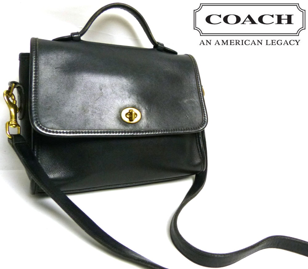 USA製 オールドコーチ COACH コーチ ターンロック 本革 ショルダー