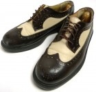 ヴィンテージ Clifford & Wills 2トーン ウイングチップ レザーシューズ　8 1/2M(25−25.5cm)(イタリア製)(レディース)【中古】|その他のシューズ|レディースシューズ
