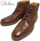 【訳あり】コールハーン COLE HAAN　ウイングチップ レザーブーツ 9M(27cm相当)(メンズ )【中古】|ブーツ