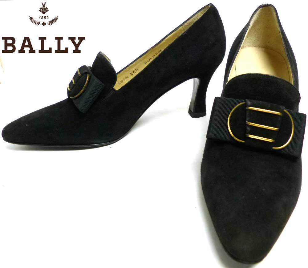 未使用】イタリア製 BALLY バリー スエード パンプス/ ヒール 36 1/2 