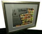 木製額 Disney world of postage stamps ディズニー 切手　額装【中古】