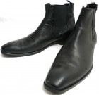 イタリア製 Gianni Russo　レザー サイドゴアブーツ　42(26.5−27cm相当)(メンズ)【中古】