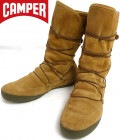 カンペール CAMPER スエードブーツ 38(24cm相当)(レディース)【中古】