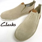 【未使用】クラークス Clarks Collection スエード スリッポンシューズ　US8 1/2(26cm相当)(メンズ)【中古】