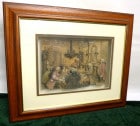 ANTON PIECK アントンピック シャドーボックス 3D絵画 立体的絵画 木製額縁 インテリア 【中古】