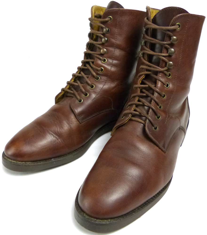 TREMP 編み上げレザー ワークブーツ 36(23cm相当)(レディース)【中古