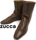 ズッカ zucca レザー サイドゴアブーツ L（24.5-25cm相当)(レディース)【中古】