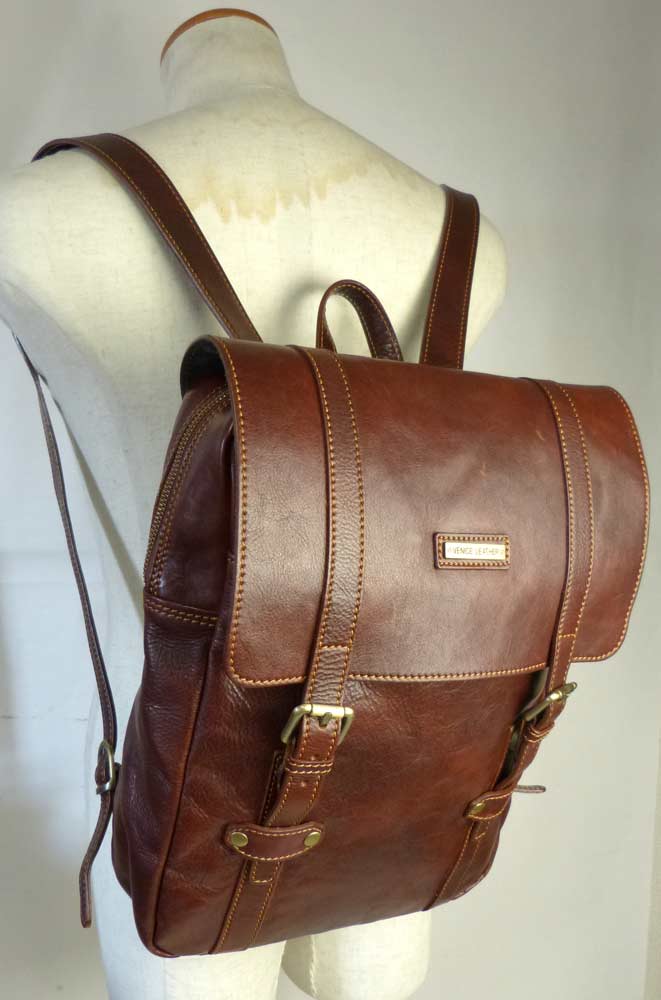 イタリア製 Venice Leather ベニスレザーバックパック / リュック