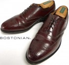 USA製 BOSTONIAN ボストニアン ウイングチップシューズ　8D/B(25.5-26cm相当)(メンズ)【中古】