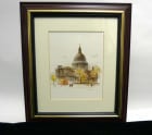 木製 フォトフレーム St Paul's Cathedral / セント・ポール大聖堂 額装【中古】