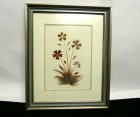 蝶画 羽根細工  蝶羽画 羽根絵画 蝶額 【中古】