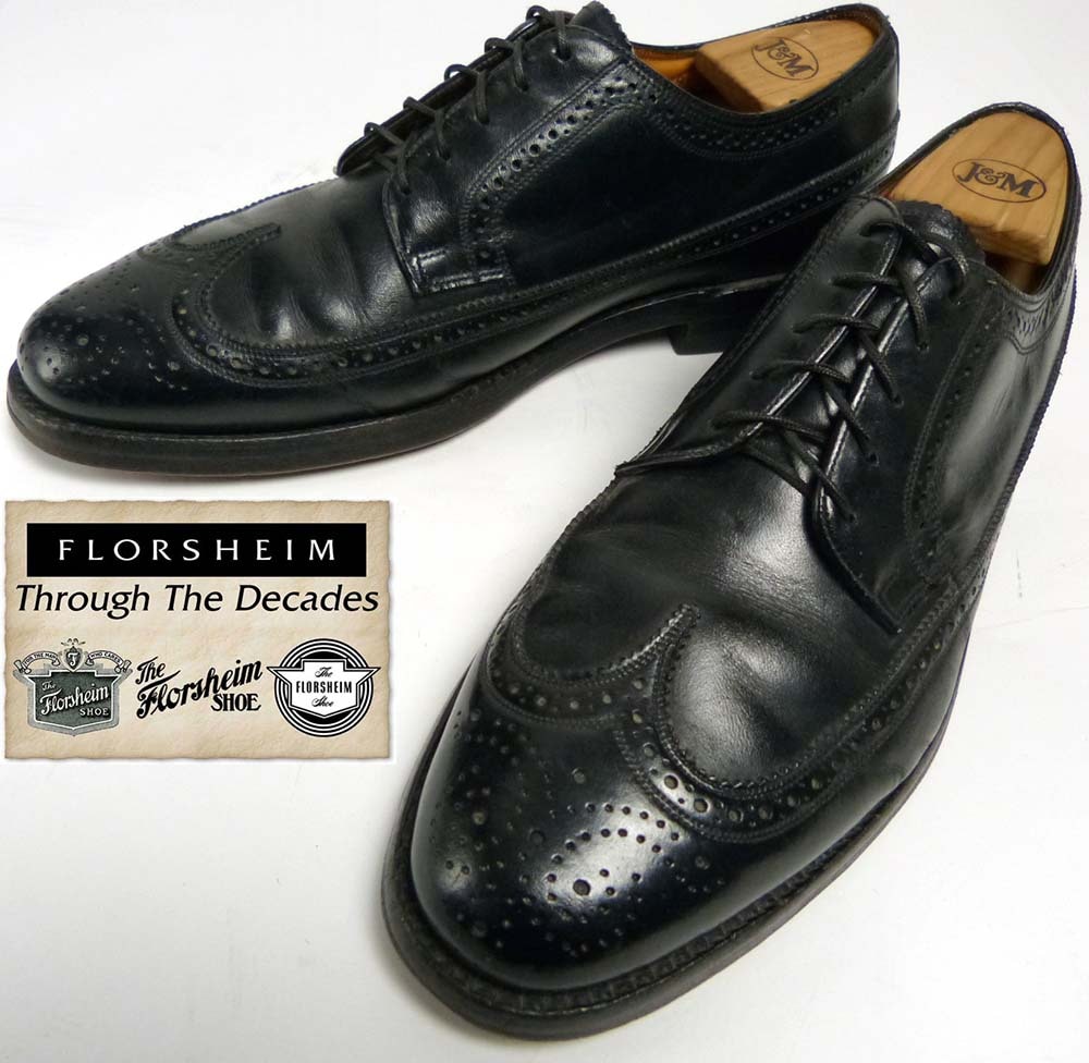 1966年製フローシャイム FLORSHEIM フルブローグ ウイングチップ