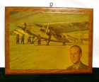 フロイドベネット Floyd Bennett / BYRD ANTARCTIC EXPEDITION　木製壁掛けオブジェ【中古】