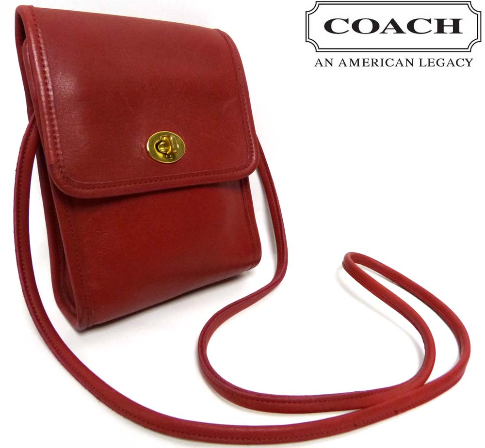 1970s USA製 オールドコーチ COACH コーチ 本革 ターンロック 小ぶり