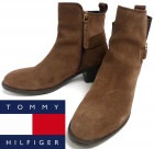 トミーヒルフィガー TOMMY HILFIGER スエード ショートブーツ　37(23.5cm相当)(レディース)【中古】