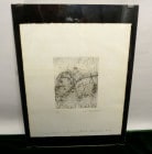 Jannet 作  ヴィンテージ エッチング / 鋼版画 サイン入り【中古】