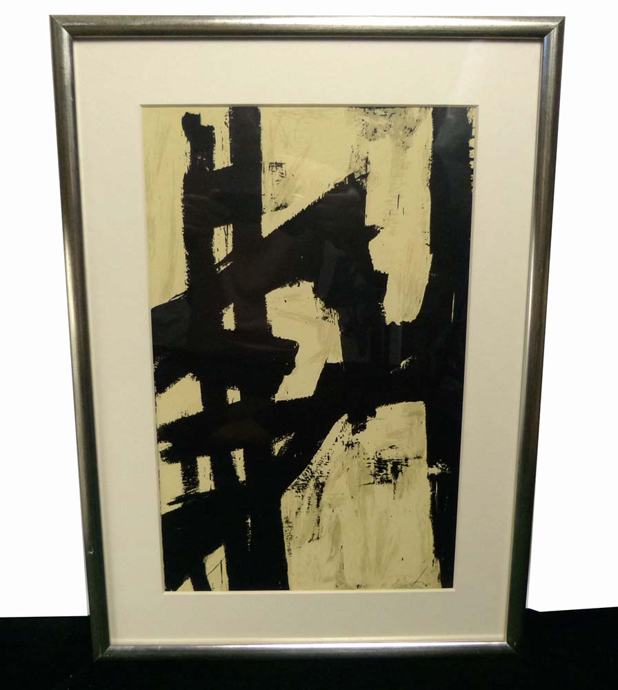 フランツ・クライン FRANZ KLINE シルクスクリーン / セリグラフ【中古  
