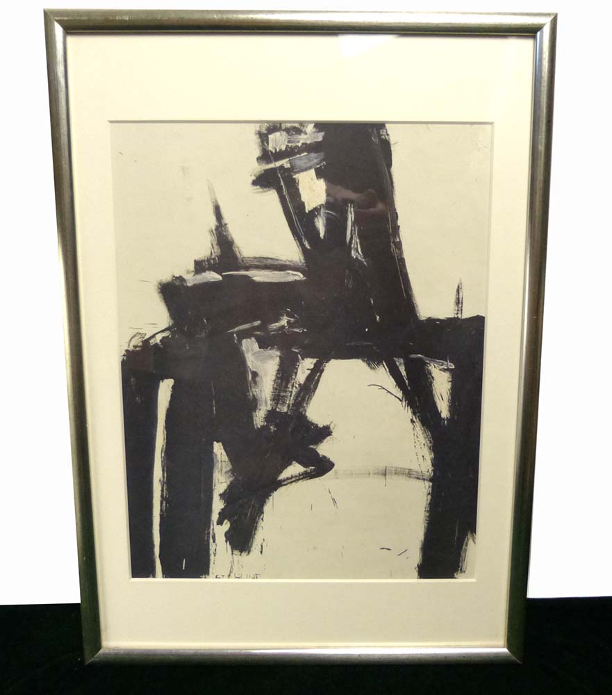 フランツ・クライン FRANZ KLINE シルクスクリーン / セリグラフ【中古  