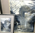 Paul van de pol　水彩画（サインあり）【中古】