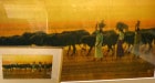 平山郁夫 精密複製画「ガンジスの夕」石版 リトグラフ オフセット 成川美術館原画所蔵 日本画 【中古】|置物・トイ|インテリア