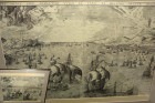 ピーテル・ブリューゲル　「メッシーナ海峡の海戦」版画/額装(ハイス彫刻)【中古】