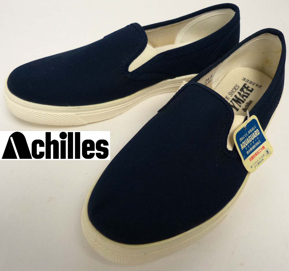 未使用 Achilles アキレス デッキシューズ キャンバス スニーカー 24 5eee 24 5 25cm相当 デッドストック 中古 レディースシューズ その他のシューズ ブランド中古革靴 ビンテージ雑貨の通販ならawesome アウソム