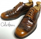 コールハーン ColeHaan LUNARGRAND ウイングチップ レザーシューズ  12M(29.5−30cm相当)(メンズ)【中古】【送料無料】|ドレスシューズ