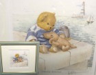IWANO ARTS Co.，Ltd.　Seaside Adventure  熊と犬　ヴィンテージポスター/絵画/ アート(エディション・サイン入り)【中古】|置物・トイ|インテリア