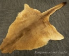 オーストラリア カンガルー ミニラグマット/天然 毛皮 革【中古】|ラグ系|インテリア