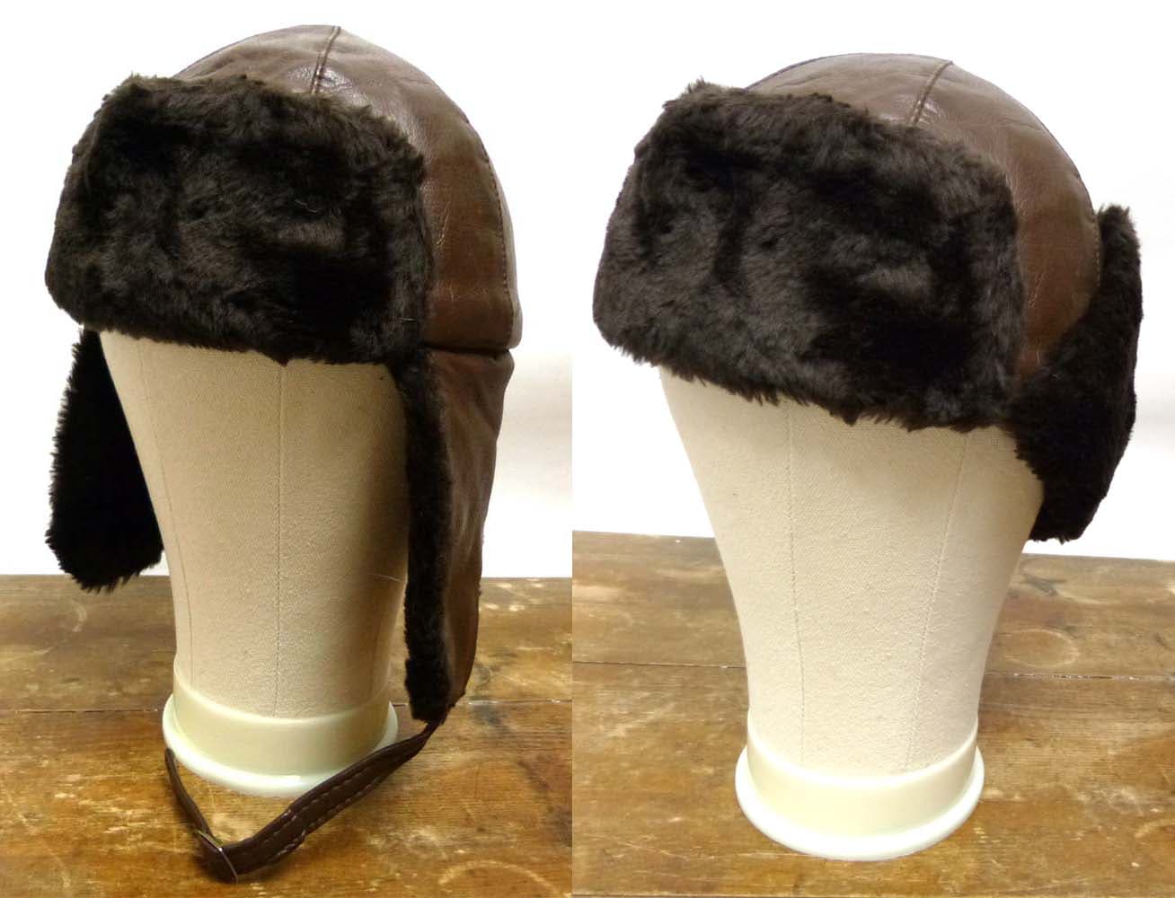 フライトキャップレザーヴィンテージ