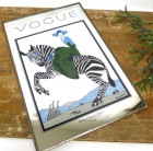 【希少】ヴィンテージ VOGUE ヴォーグ パブミラー / 鏡【店舗什器】【中古】