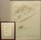 Mt Rakaposhi 銅版画 (エッチング)(版内サイン・エディション有)【中古】