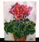 F.N/ 花　油彩画 F3/3号(油絵)【中古】