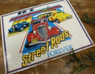 サインボード /ブリキ看板  Street Rods / 壁飾り/ アメリカン雑貨/ ヴィンテージ【中古】