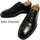 John Grayson ジョングレイソン ホールカットシューズ UK7(25.5cm相当)(メンズ)(日本未発売ブランド)【中古】
