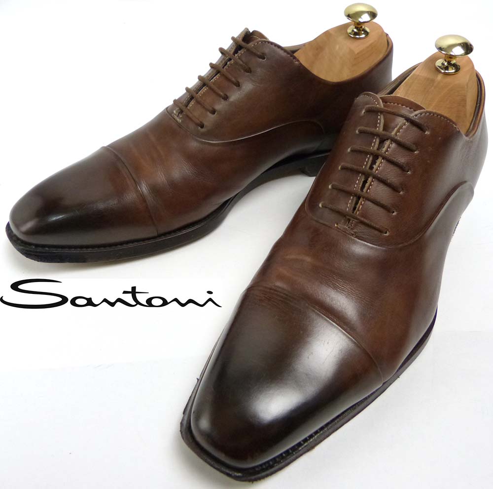 Santoni サントーニ ＃6665キャップトゥシューズ UK6(25cm相当)(メンズ 