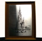 Omicways England エディンバラ エッチングステンレス板【中古】