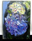 大内のぶ子「花」油彩画 / 油絵 静物画 独立美術協会会員 女流画家協会委員　4号/F4【中古】