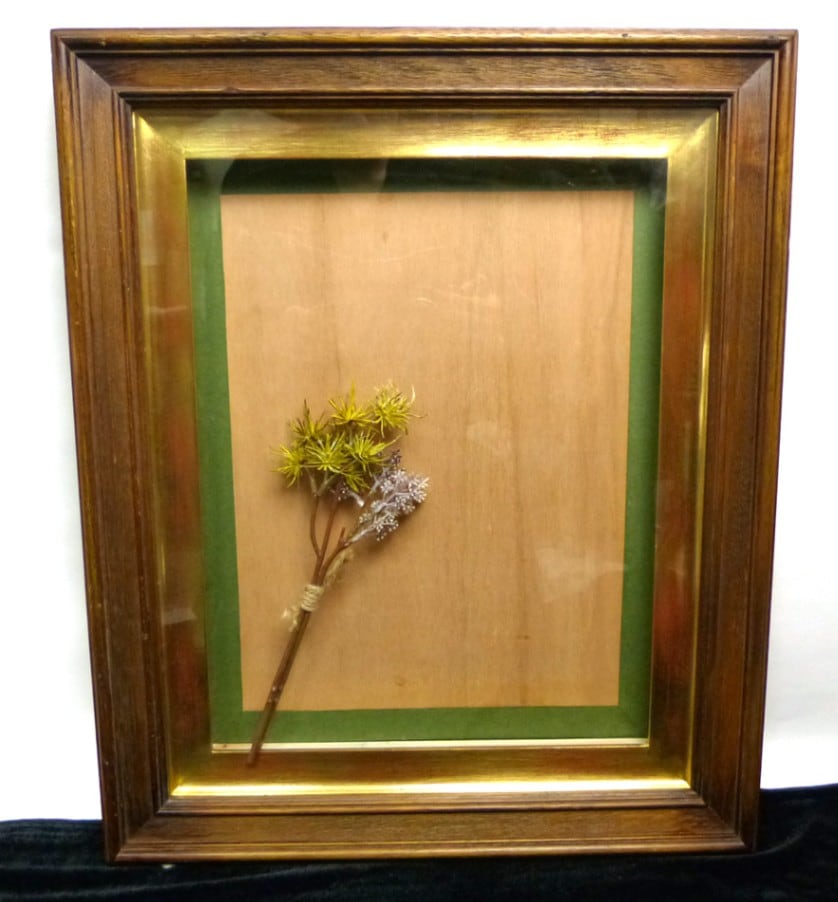 額縁　ヴィンテージ　金箔　アンティーク　古道具　木製　フレーム　インテリア 額 アンティークフレーム 金縁 木枠 クラシック - ブルー