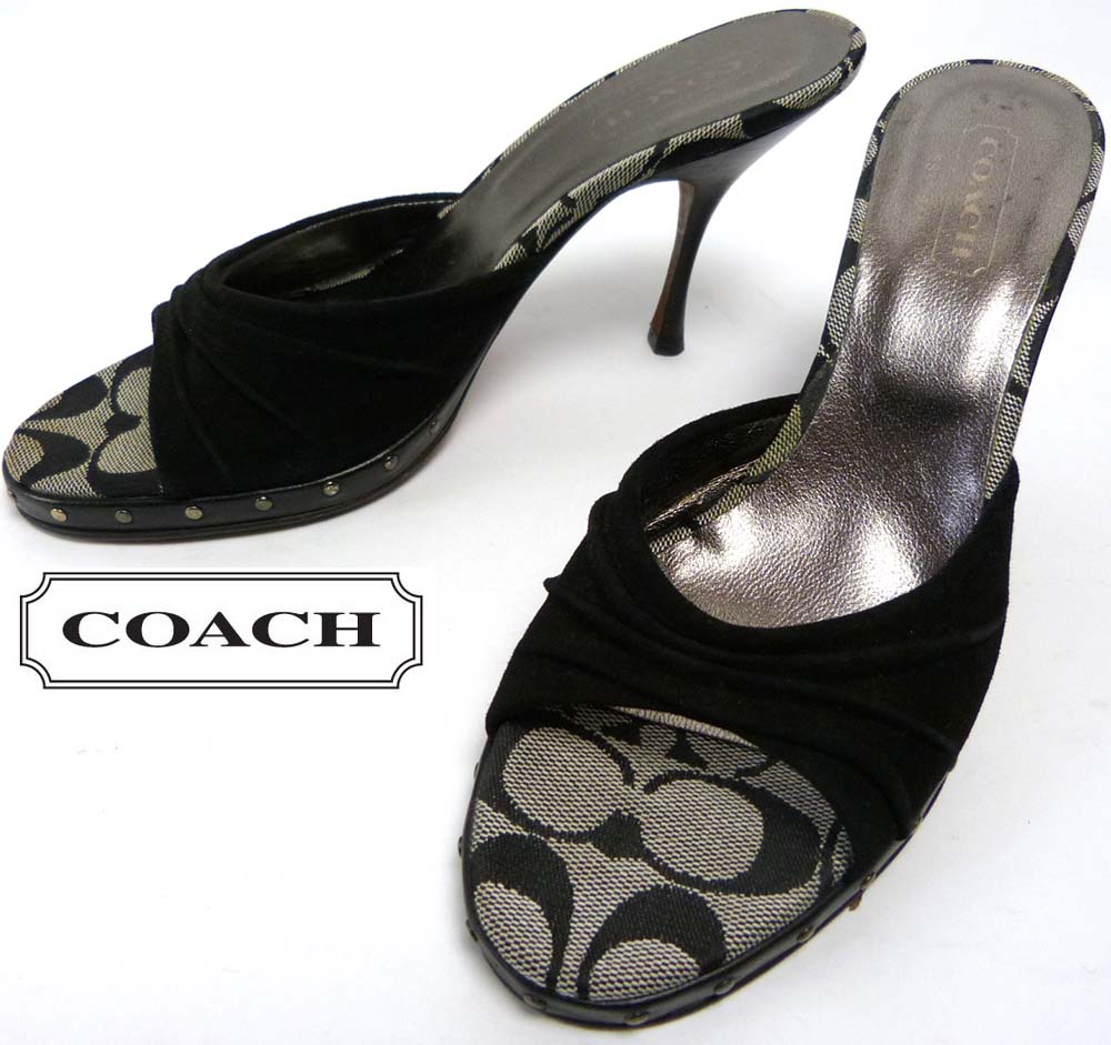 7日までスーパーセール！！[Coach] コーチミュールヒール 【公式通販】
